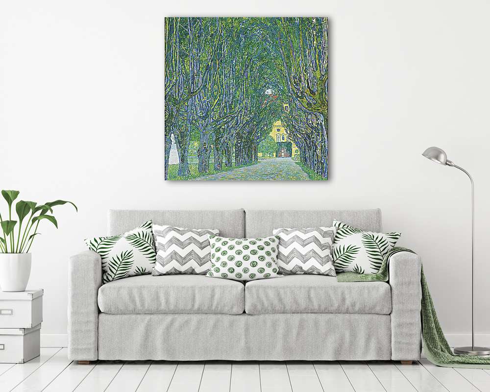 Út a parkban (vászonkép) - vászonkép, falikép otthonra és irodába