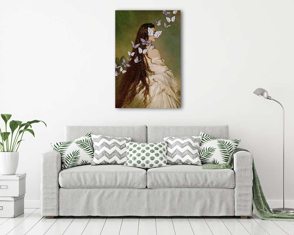 Pillangók (Barokk & Graffiti) (vászonkép) - vászonkép, falikép otthonra és irodába