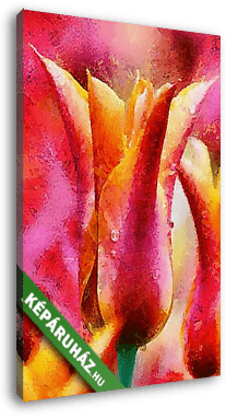 Tulipán - vászonkép 3D látványterv