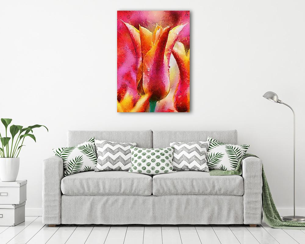 Tulipán - vászonkép, falikép vásárlás Tulipán (vászonkép) - vászonkép, falikép otthonra és irodába