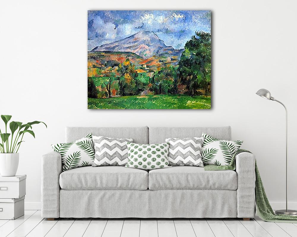 A Sainte- Victoire hegy (vászonkép) - vászonkép, falikép otthonra és irodába