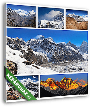 Mt. Everest nézetek - vászonkép 3D látványterv