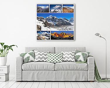 Mt. Everest nézetek (vászonkép) - vászonkép, falikép otthonra és irodába