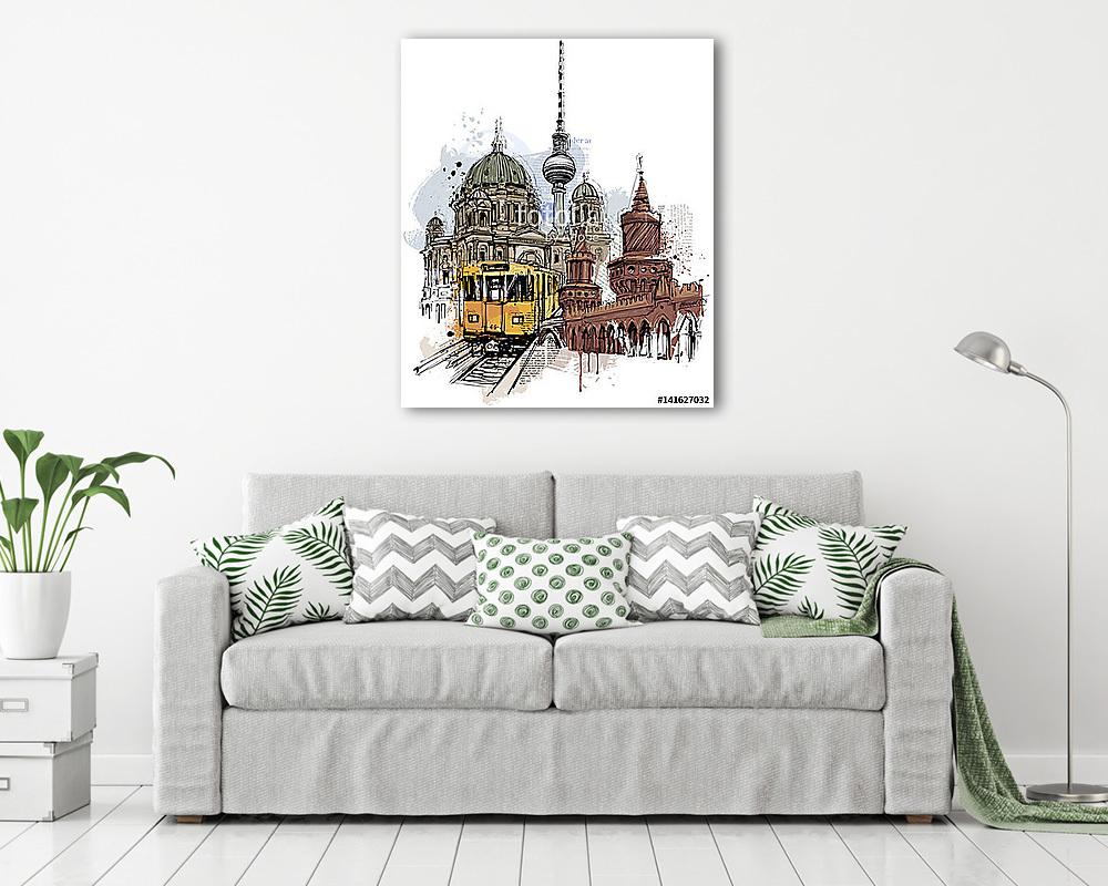 Berlinen belül - vászonkép, falikép vásárlás Berlinen belül (fotótapéta) - vászonkép, falikép otthonra és irodába