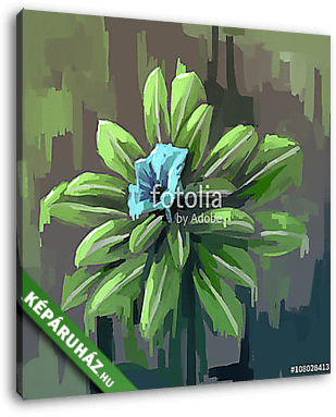 festmény állati virág  - vászonkép 3D látványterv