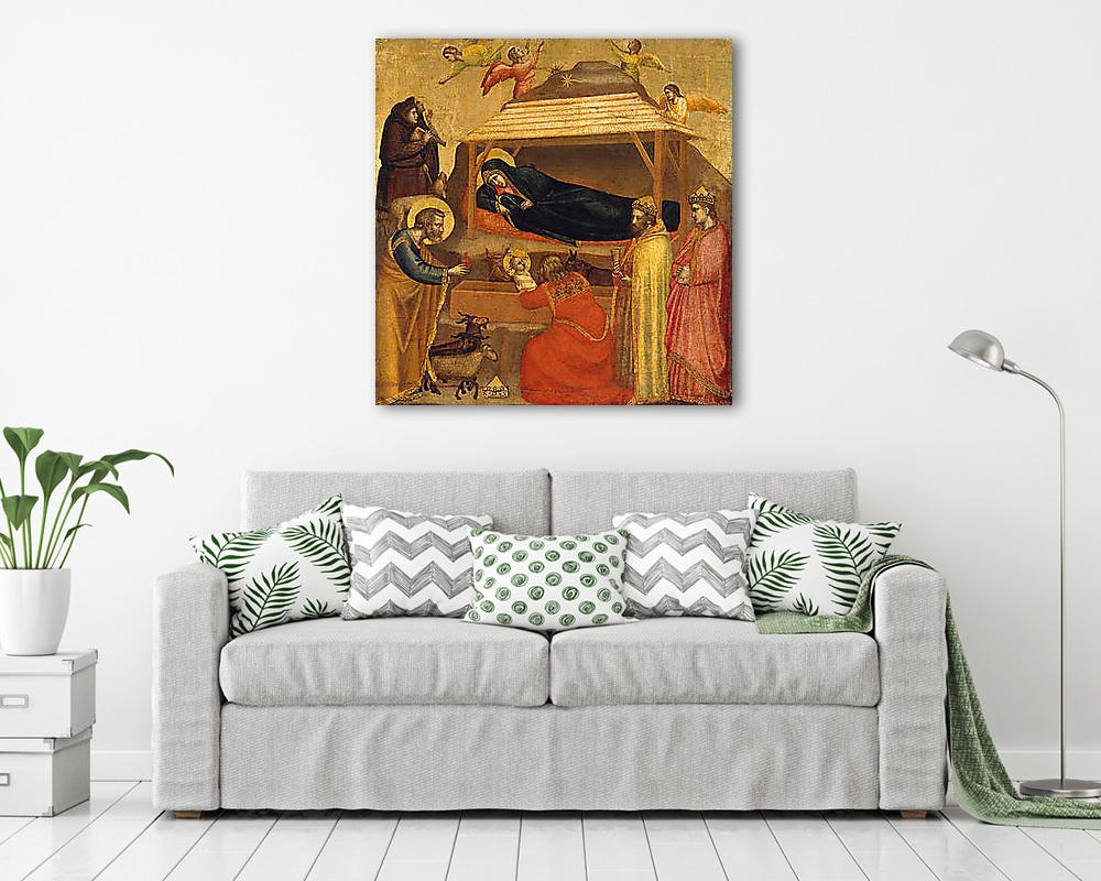 A Napkeleti Bölcsek köszöntik a kis Jézust (fotótapéta) - vászonkép, falikép otthonra és irodába