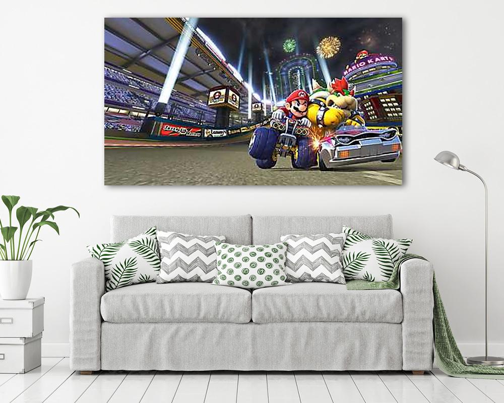 Mario Kart 8 - Night (bögre) - vászonkép, falikép otthonra és irodába