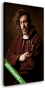 Portré reneszánsz stílusban 7 - vászonkép 3D látványterv