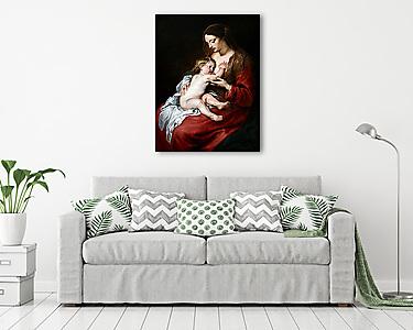 Madonna gyermekével (vászonkép) - vászonkép, falikép otthonra és irodába