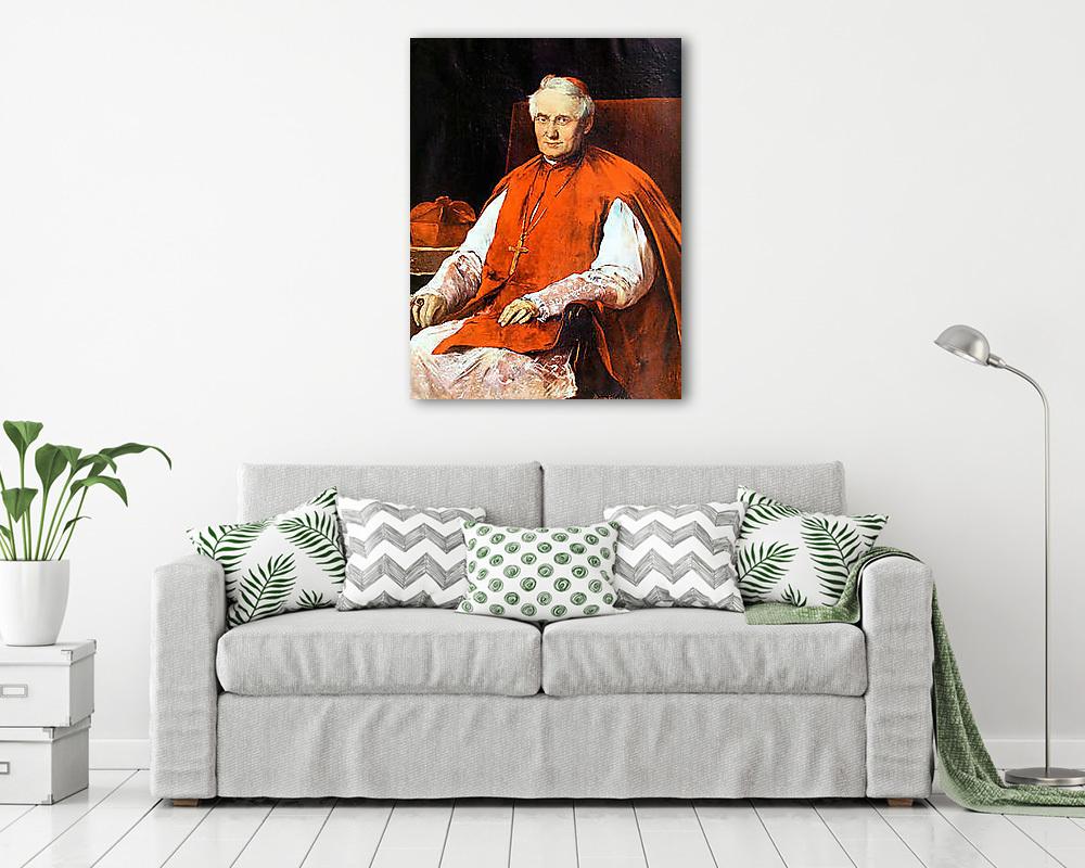 Haynald Lajos érsek portréja (keretezett kép) - vászonkép, falikép otthonra és irodába