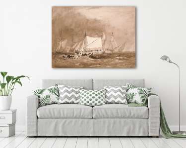 Halászhajók (vászonkép) - vászonkép, falikép otthonra és irodába