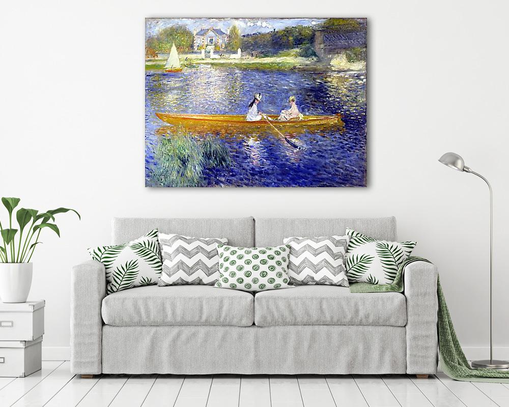 A csónak (keretezett kép) - vászonkép, falikép otthonra és irodába