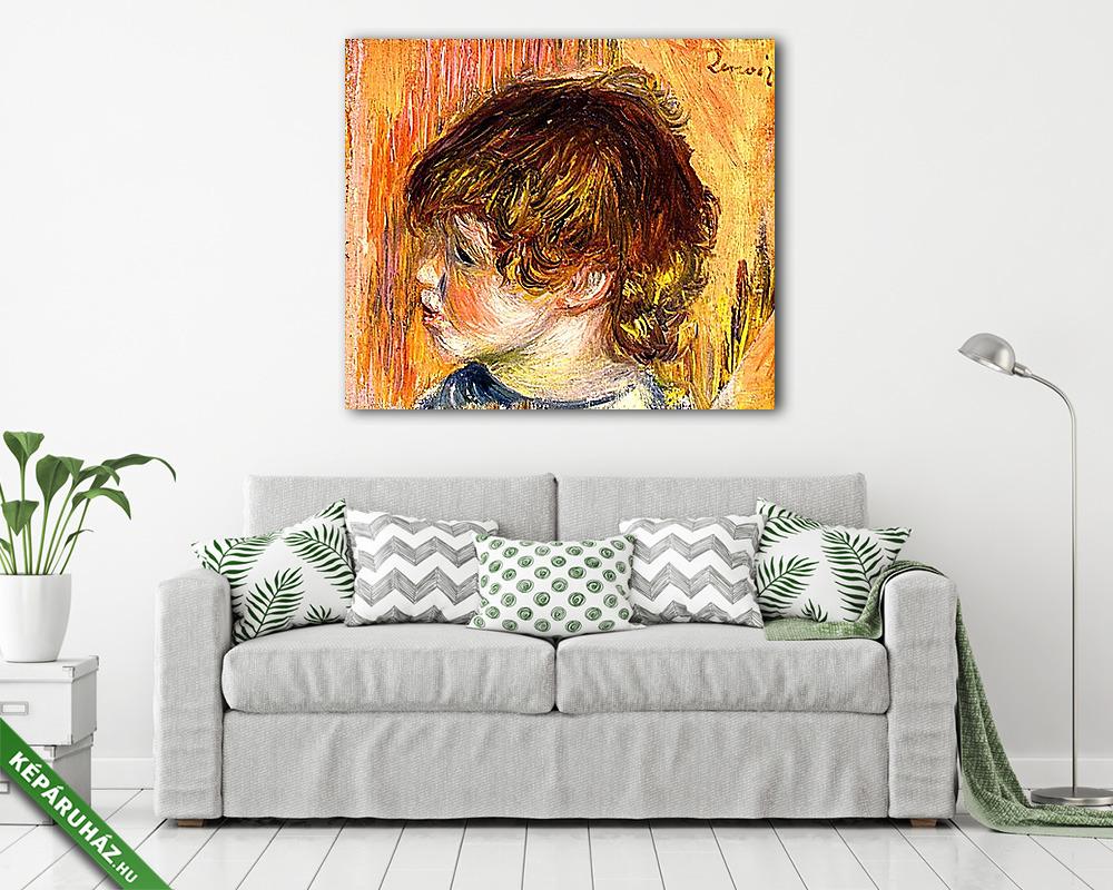 Fiatal lány portréja - vászonkép, falikép vásárlás Fiatal lány portréja (többrészes kép) - vászonkép, falikép otthonra és irodába