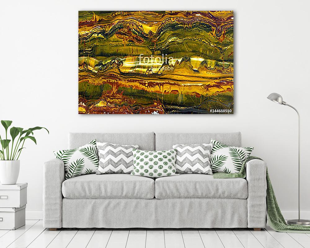 Gem. Abstract  mineral color texture - detail. (fotótapéta) - vászonkép, falikép otthonra és irodába