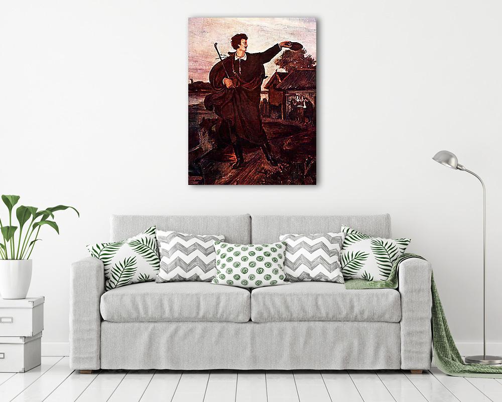 Petőfi búcsúja a szülői háztól (poszter) - vászonkép, falikép otthonra és irodába