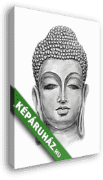 Buddha arc rajz - vászonkép 3D látványterv