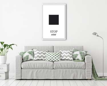 Play - Pause - Stop sorozat - Stop never (vászonkép) - vászonkép, falikép otthonra és irodába