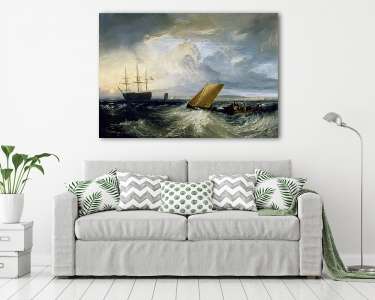 Hullámzó tenger Nore-ból nézve (vászonkép) - vászonkép, falikép otthonra és irodába