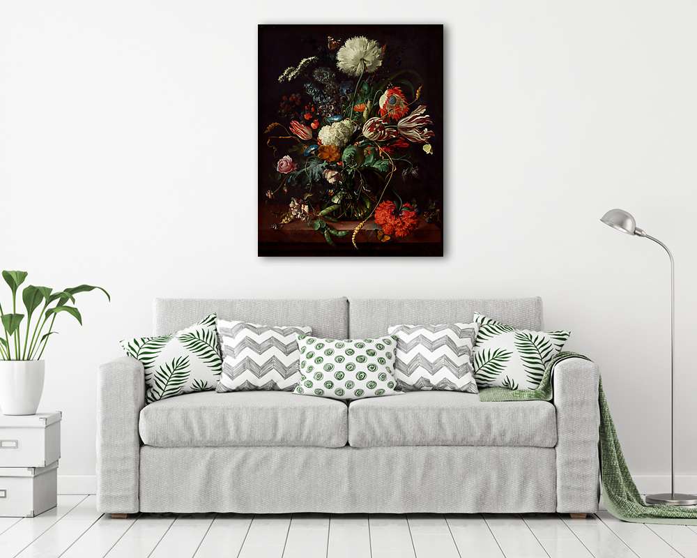 Egy váza virág (poszter) - vászonkép, falikép otthonra és irodába