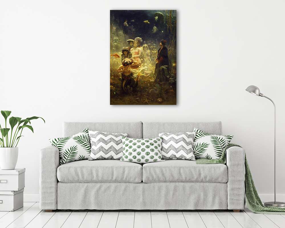 A vízalatti királyság (1876) (vászonkép) - vászonkép, falikép otthonra és irodába