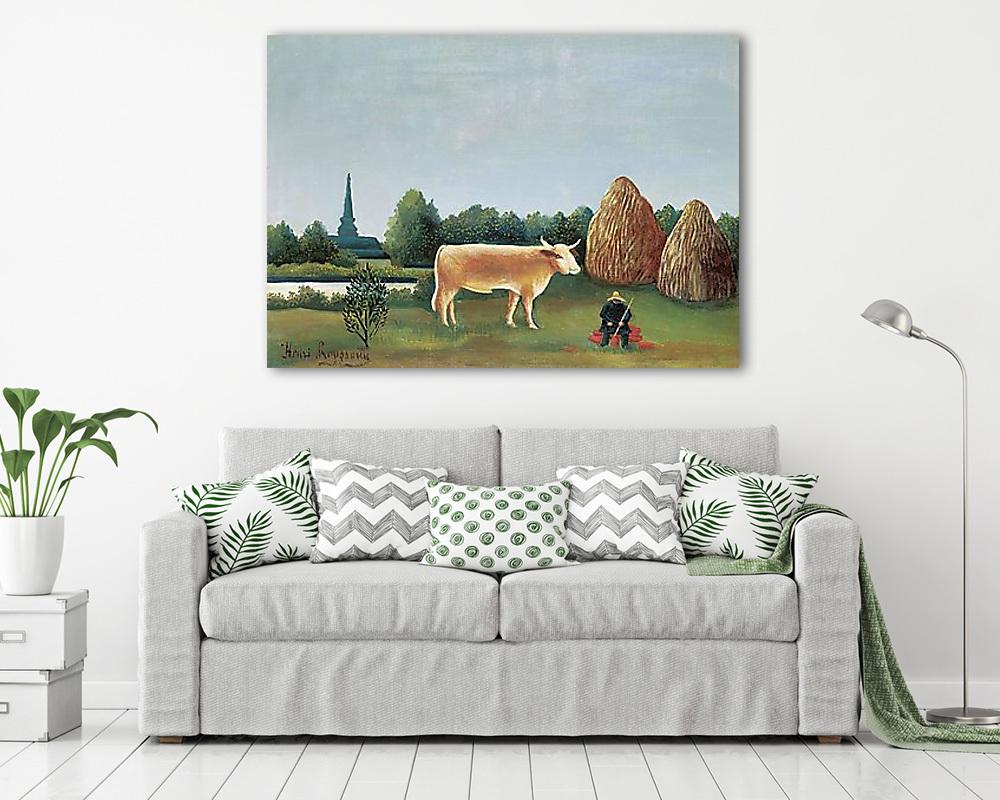 Bagneux-i jelenet, Párizs szélén (vászonkép) - vászonkép, falikép otthonra és irodába