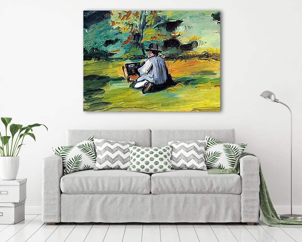 Festő munka közben - vászonkép, falikép vásárlás Festő munka közben (keretezett kép) - vászonkép, falikép otthonra és irodába