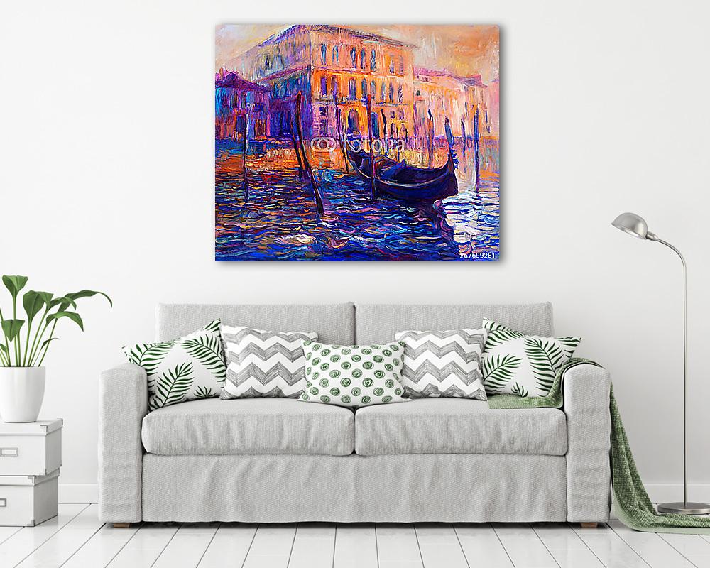 Velence, Olaszország (vászonkép) - vászonkép, falikép otthonra és irodába