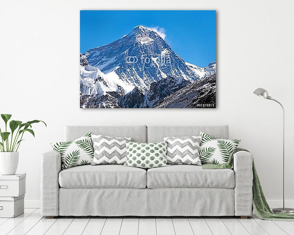 Mount Everest a Gokyo-völgyről (vászonkép) - vászonkép, falikép otthonra és irodába