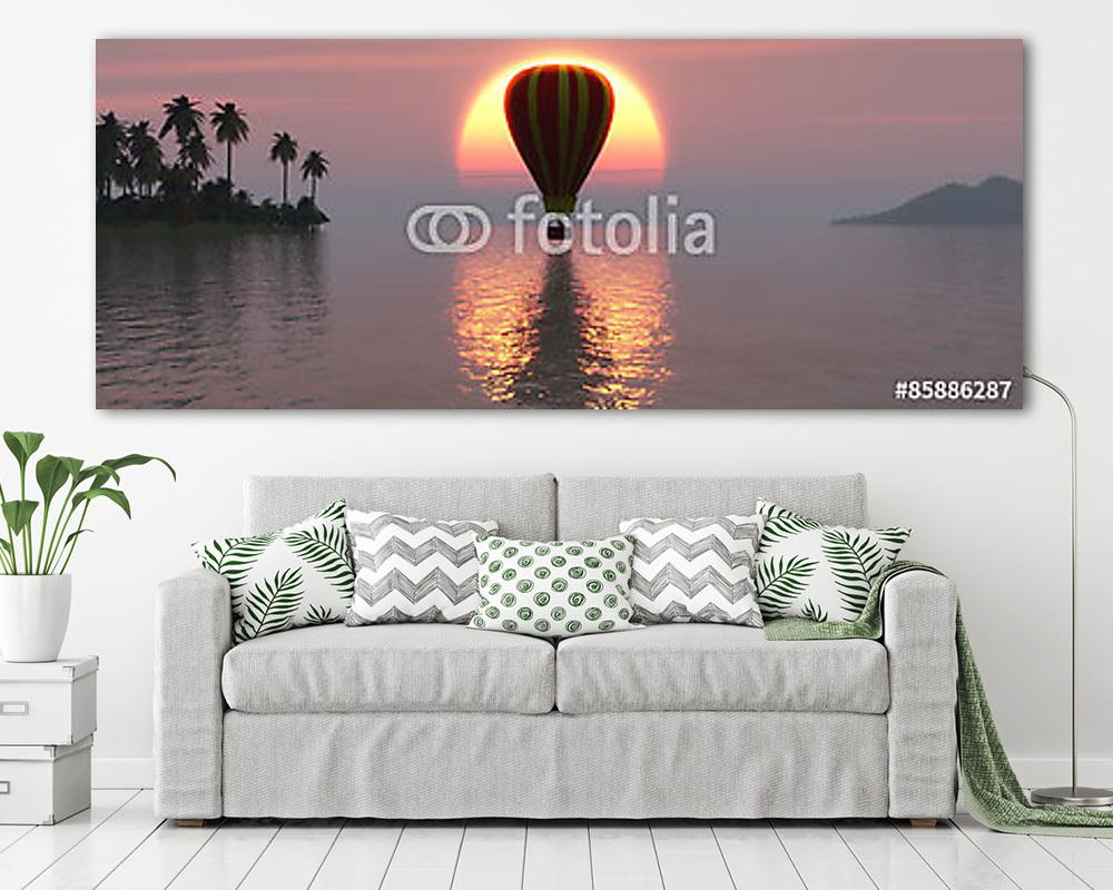 Trópusi naplemente - vászonkép, falikép vásárlás Trópusi naplemente (vászonkép) - vászonkép, falikép otthonra és irodába