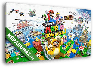 Super Mario 3D World  - vászonkép 3D látványterv