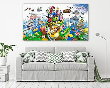Super Mario 3D World  (vászonkép) - vászonkép, falikép otthonra és irodába