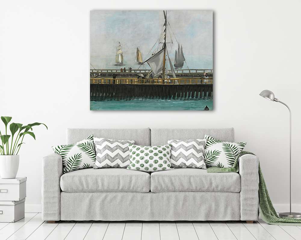 Boulogne sur Mer mólója - vászonkép, falikép vásárlás Boulogne sur Mer mólója (vászonkép) - vászonkép, falikép otthonra és irodába