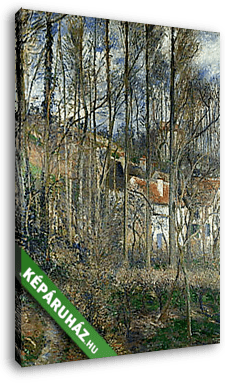 Házak az erdőben Côte des Boeufs-nál - vászonkép 3D látványterv