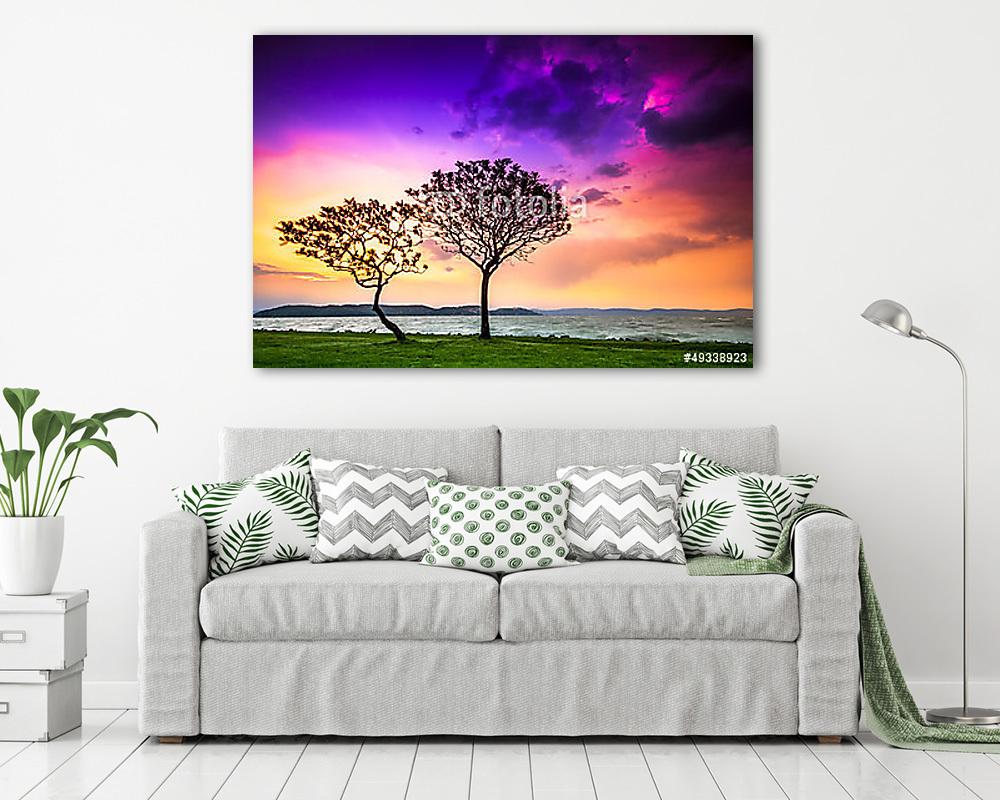 Lake Balaton in Hungary (poszter) - vászonkép, falikép otthonra és irodába