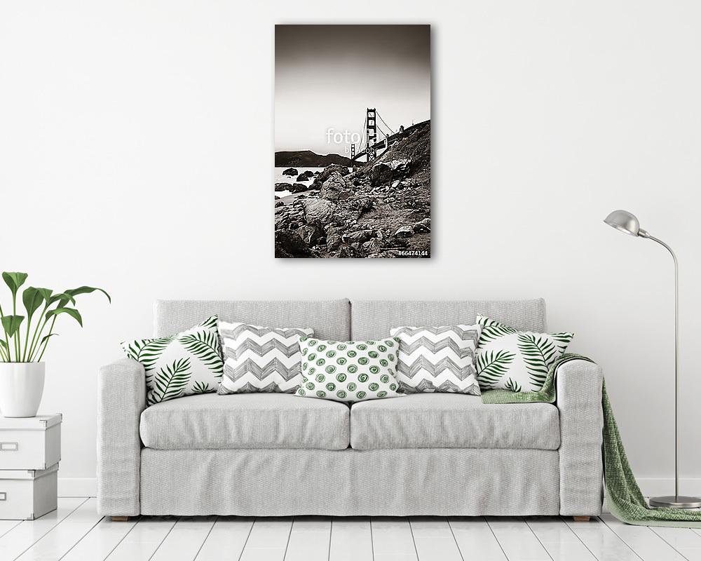 Golden Gate híd (többrészes kép) - vászonkép, falikép otthonra és irodába