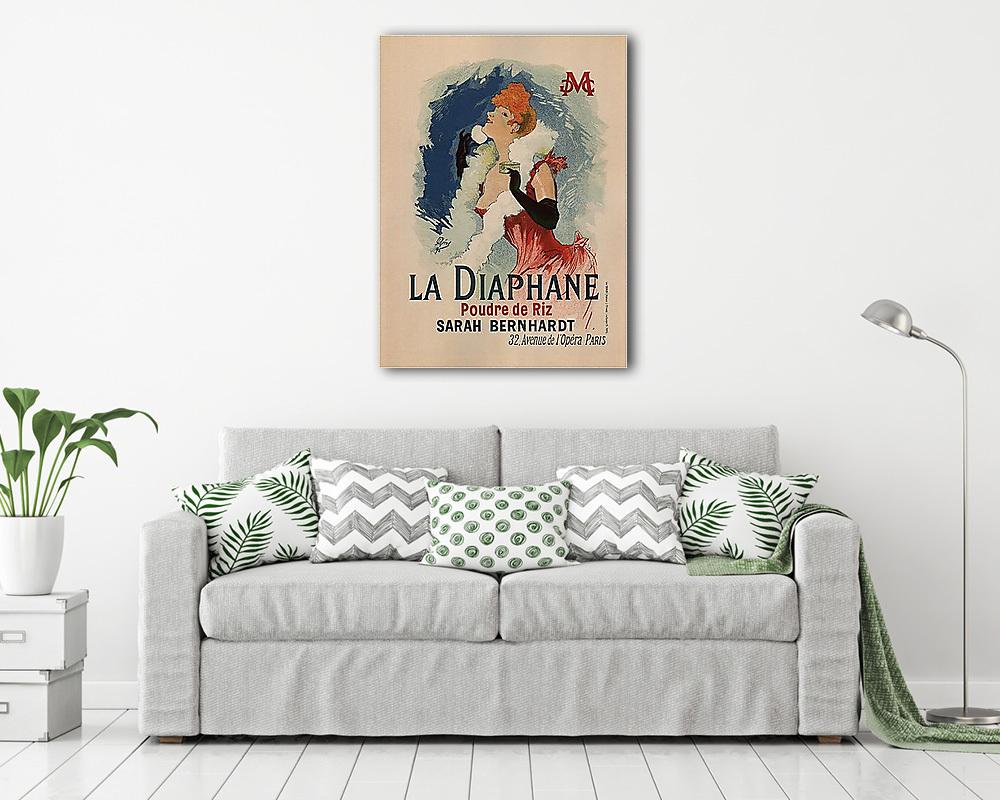 La Diaphane Poudre de Riz (Sarah Bernhardt) (keretezett kép)