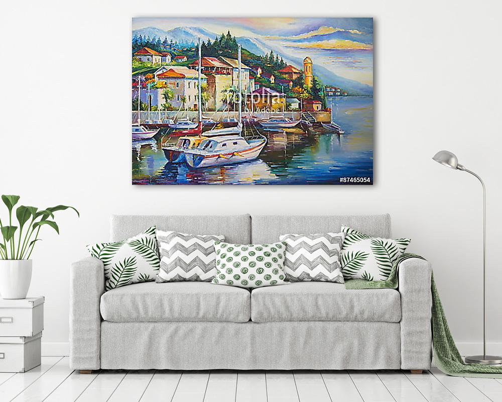 A naplemente az óceánon - vászonkép, falikép vásárlás A naplemente az óceánon (vászonkép) - vászonkép, falikép otthonra és irodába