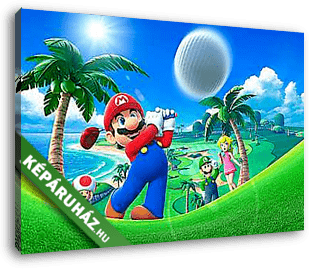 Mario Golf 2 - Big Shot  - vászonkép 3D látványterv