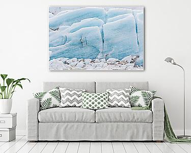 Izlandi jégfal (vászonkép) - vászonkép, falikép otthonra és irodába