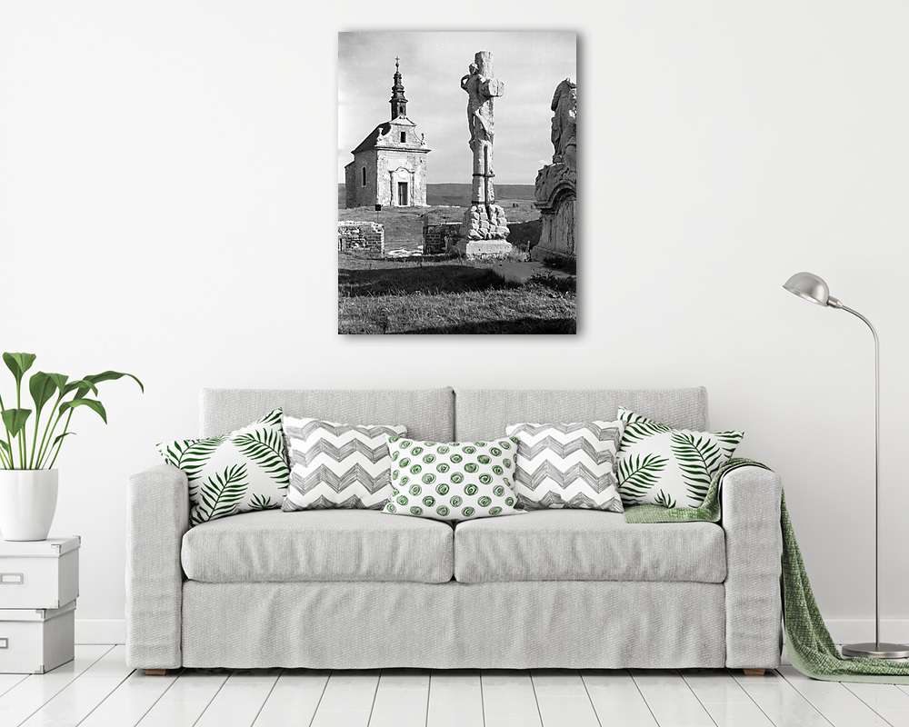 Tatai kálvária (1960) (bögre) - vászonkép, falikép otthonra és irodába