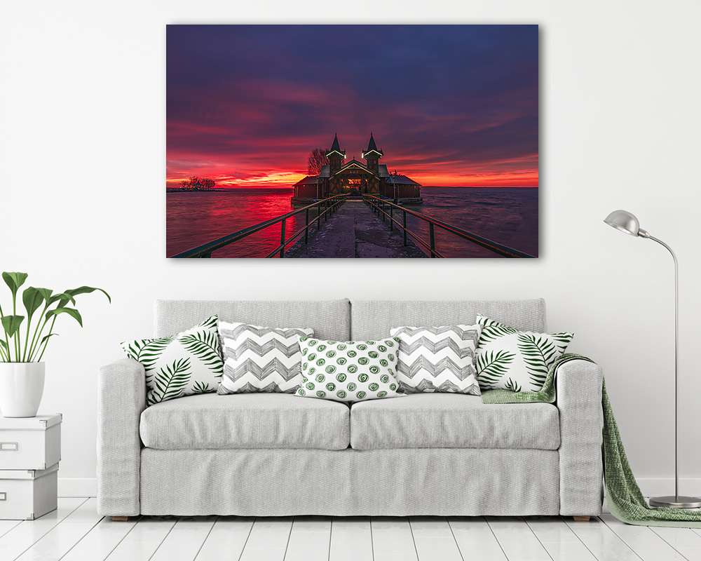 Szigetfürdő,Keszthely (fotótapéta) - vászonkép, falikép otthonra és irodába