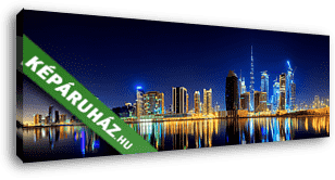 Dubai üzleti negyed - vászonkép 3D látványterv