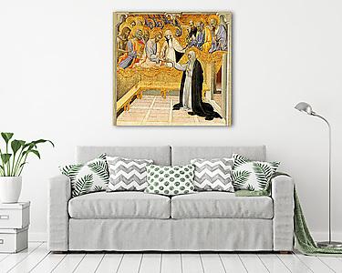 Sziénai Szent Katalin misztikus eljegyzése (vászonkép) - vászonkép, falikép otthonra és irodába