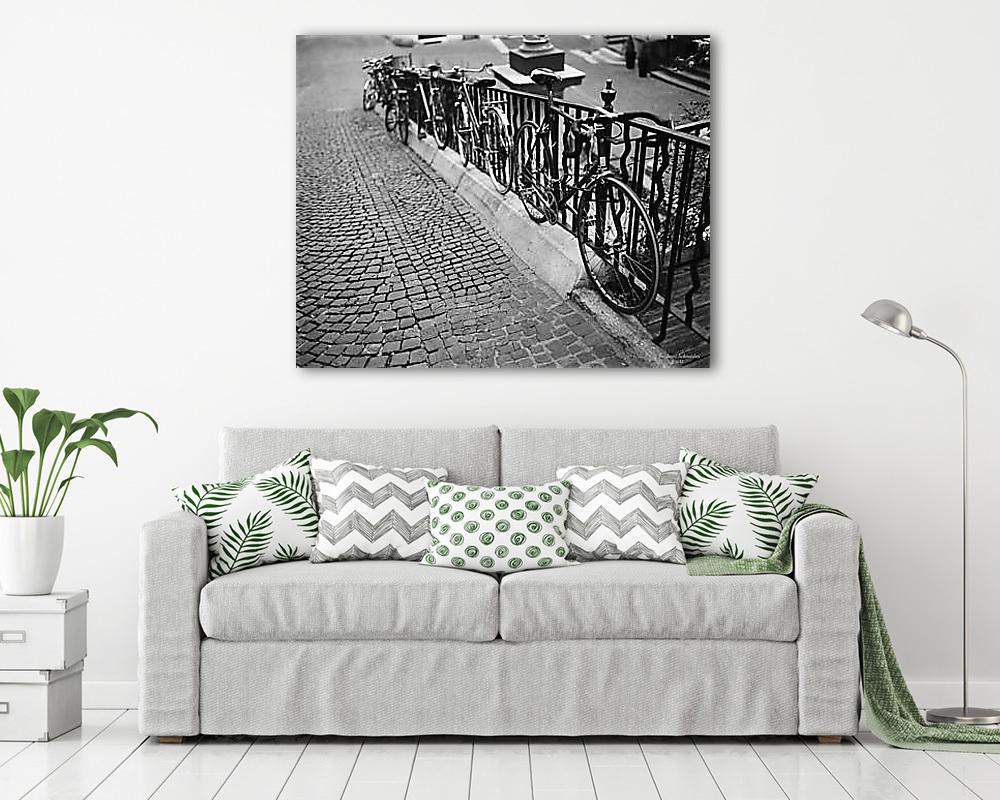 Biciklik (vászonkép) - vászonkép, falikép otthonra és irodába