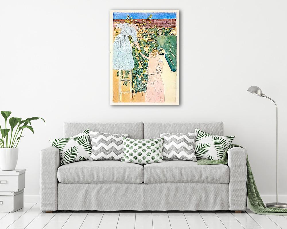 Gyümölcsszedés - vászonkép, falikép vásárlás Gyümölcsszedés (vászonkép) - vászonkép, falikép otthonra és irodába