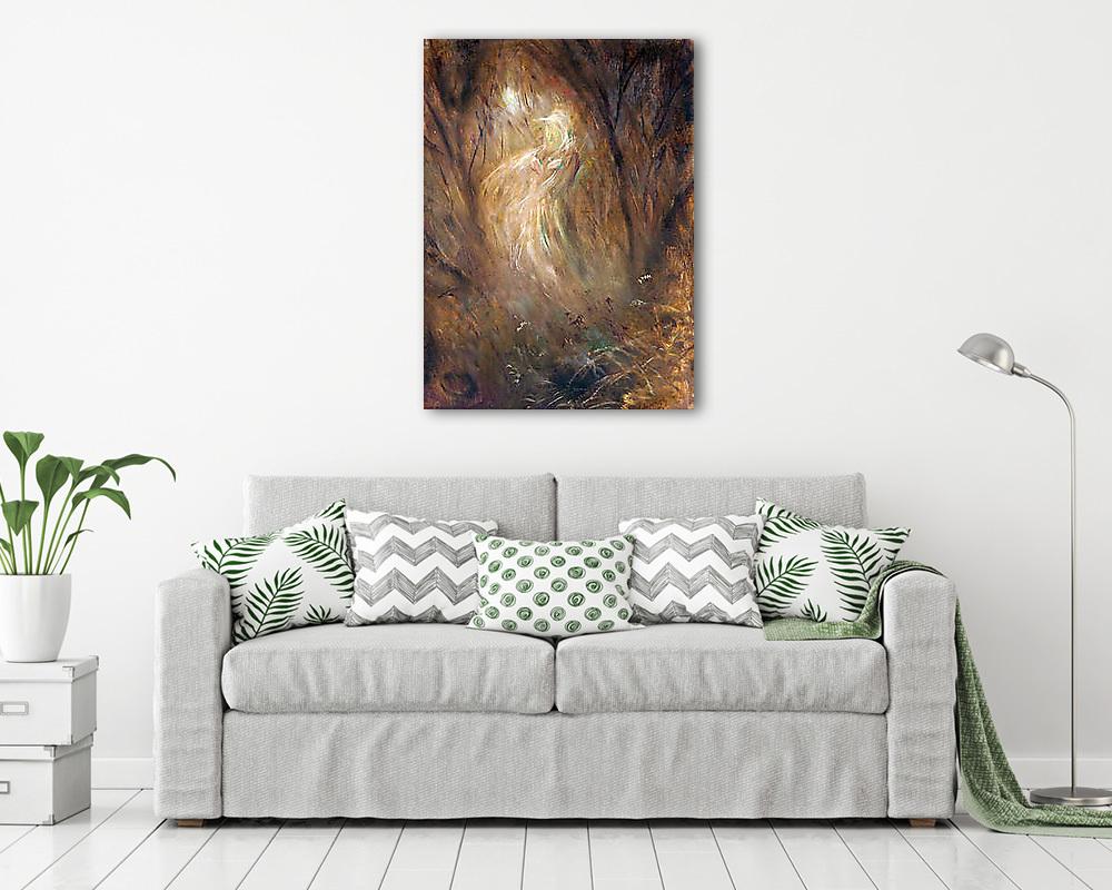 Az erdő szelleme (színverzió 1.) (vászonkép) - vászonkép, falikép otthonra és irodába
