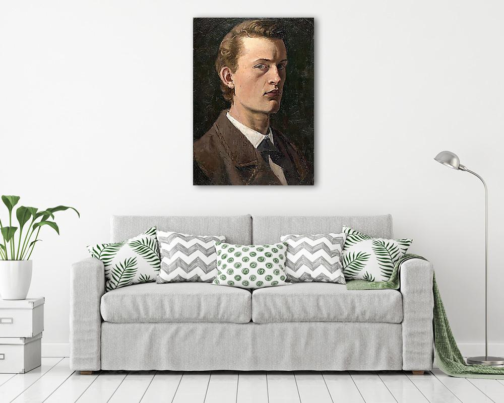 Önarckép (keretezett kép) - vászonkép, falikép otthonra és irodába