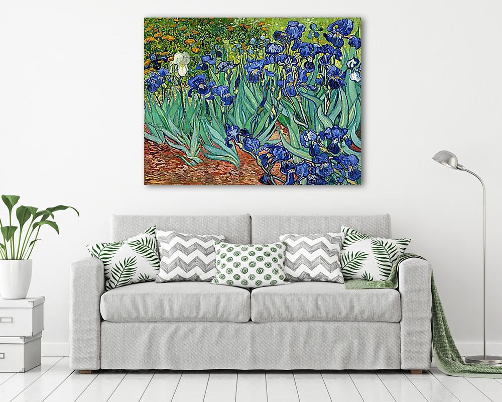 Íriszek (bögre) - vászonkép, falikép otthonra és irodába