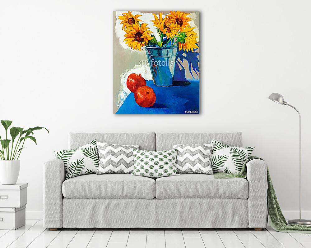 Napraforgók (poszter) - vászonkép, falikép otthonra és irodába