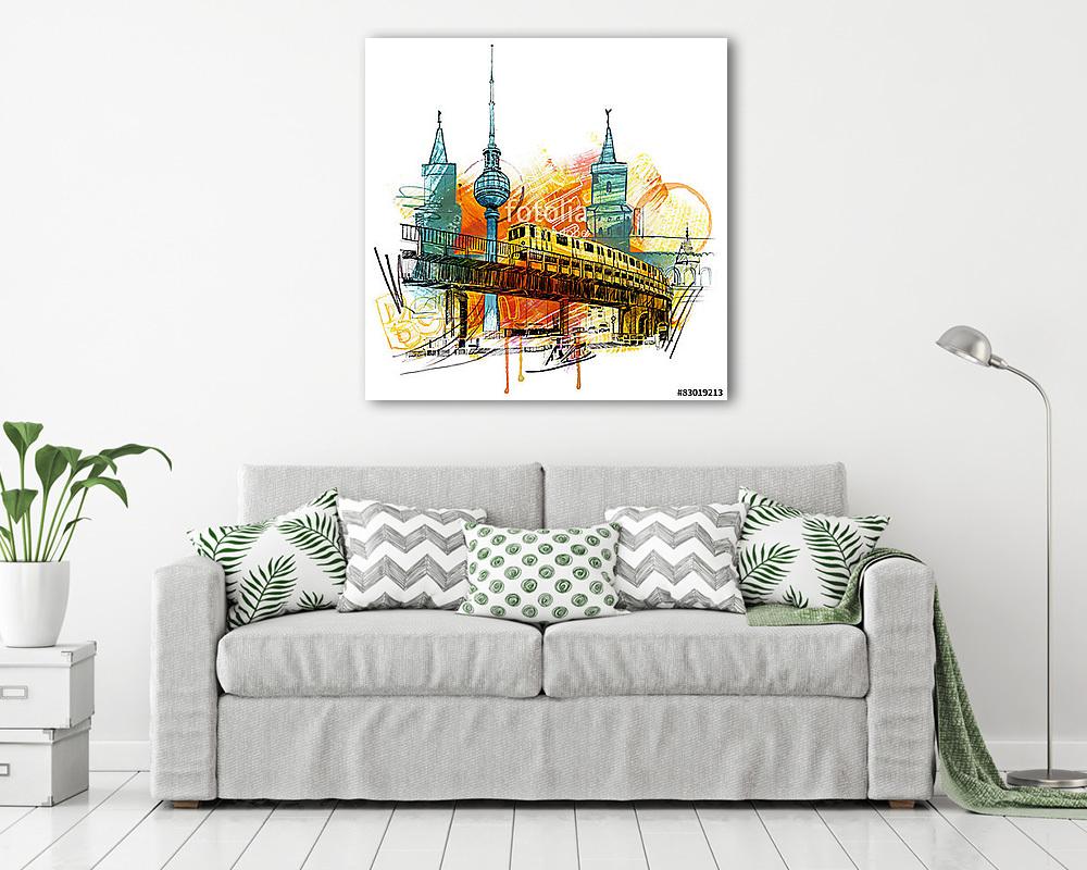 Berlin stílus (fotótapéta) - vászonkép, falikép otthonra és irodába